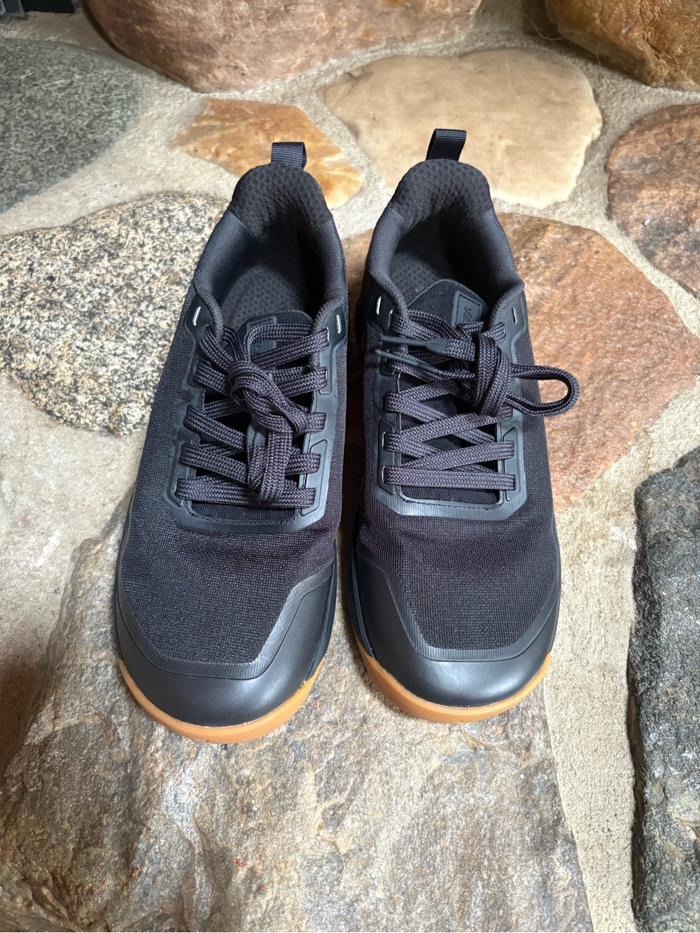 Women’s Velites Black Athletic Sneakers with Gum Sole